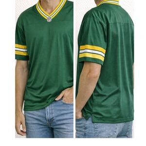 Green Bay Packers Blank Jersey Mens XL NFL Pro Line Vintage Green Team Jersey